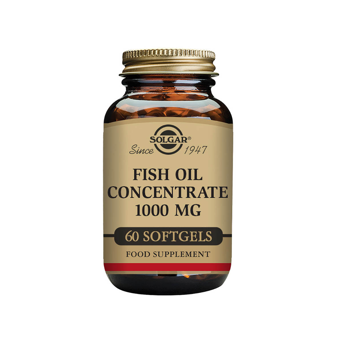 Solgar® Fish Oil Concentrate 1000 mg Softgels - Pack of 60
