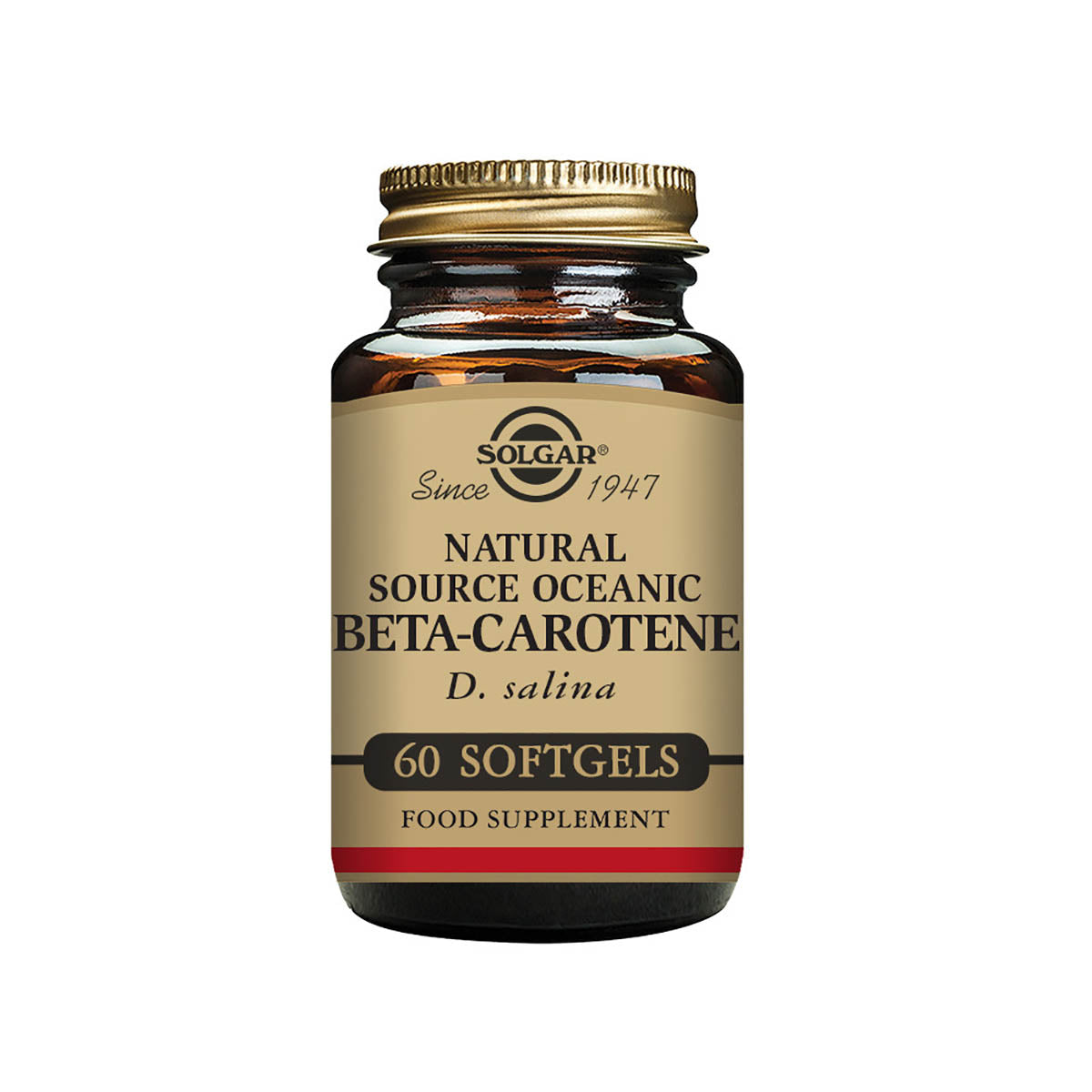 Solgar® Natural Source Oceanic Beta Carotene Softgels - Pack of 60