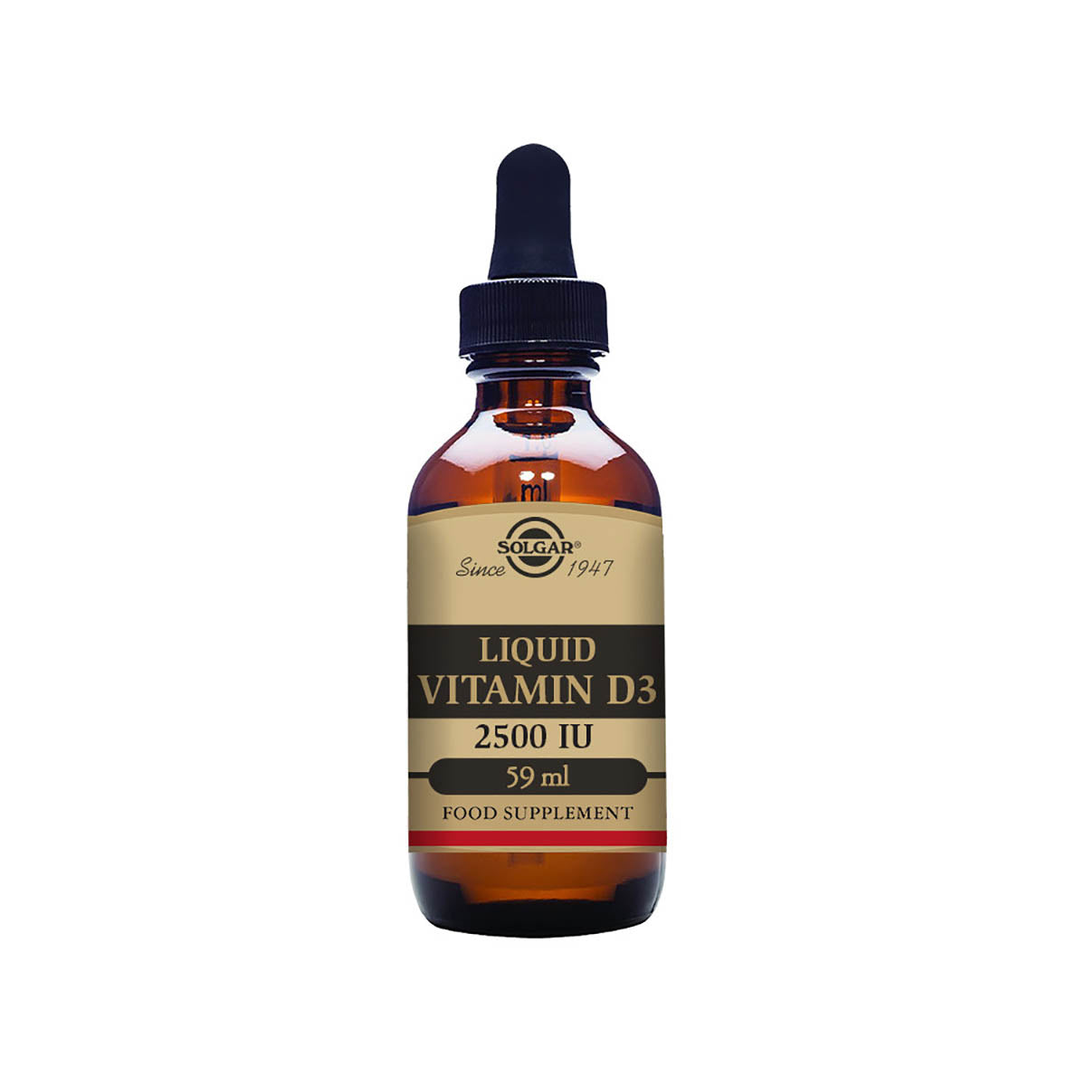 Solgar® Liquid Vitamin D3 2500 IU (62.5 µg) - Natural Orange Flavour - 59ml