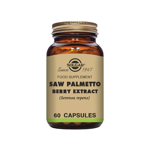 Solgar® Saw Palmetto Berry Extract Vegetable Capsules - Pack of 60