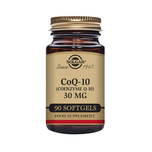Solgar® CoQ-10 (Coenzyme Q-10) 30 mg Vegetable Capsules - Pack of 60