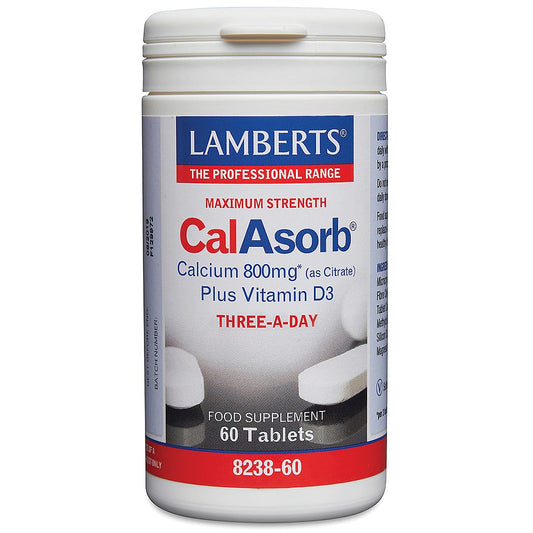 Lamberts Calsorb Calcium Citrate 800mg Tablets 60 Tablets - Food Supplement